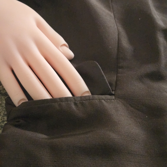 Y2K Silkland 100% Pure Silk Brown Trenchcoat Overcoat Women's 8 Lined 2 Pockets - Picture 7 of 13